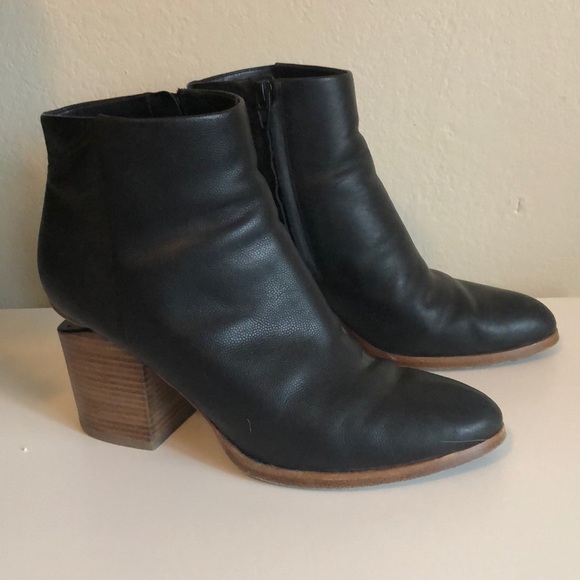 Alexander Wang Shoes - Alexander Wang | Stacked Wood Heel Gabi Boots